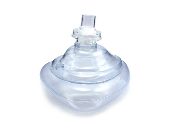 Rescuer® CPR mask with hard plastic case, one-way valve + filter