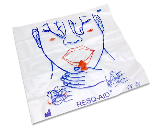 Resq-Aid® CPR shield with check valve and filter