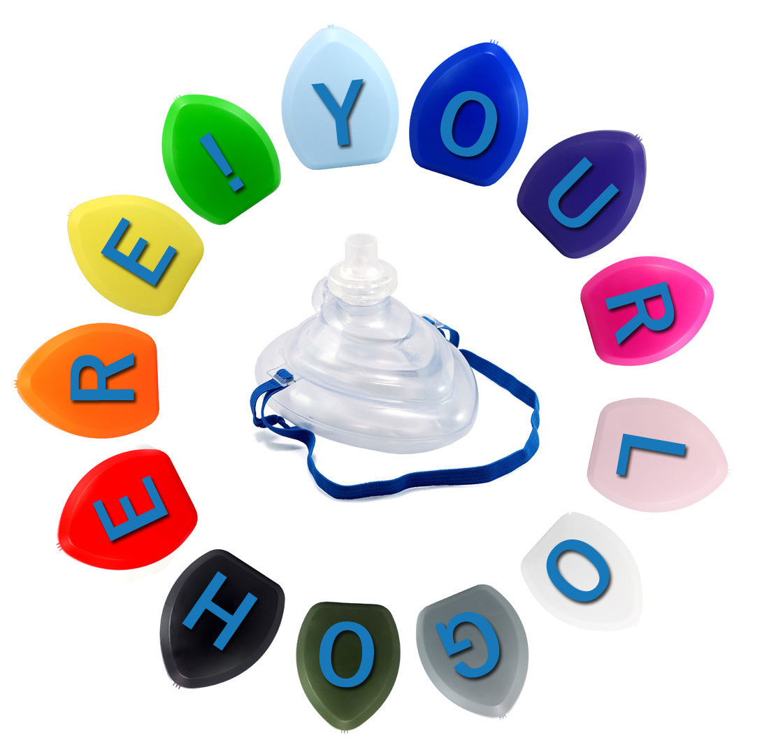 Rescuer® Brand CPR Mask – Oxygen Port, Hard Case, One-Way Valve + Filt ...